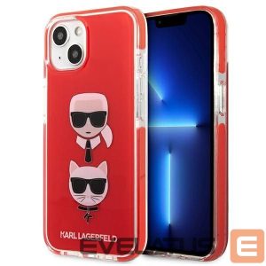 Kitos prekės Karl Lagerfeld  Karl Lagerfeld Transparent Karl & Choupette Case for iPhone 13 Pro / 13 - Transparent 