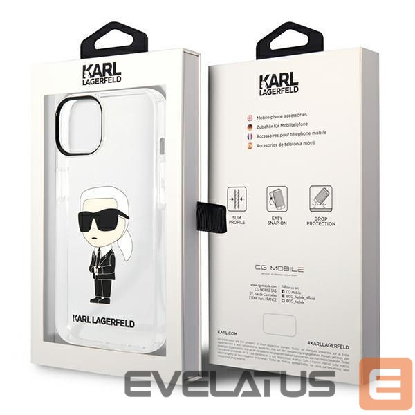Kitos prekės Karl Lagerfeld Karl Lagerfeld KLHCP14LSNIKBCU iPhone 14 Pro Case - Purple