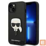 Kitos prekės Karl Lagerfeld  Karl Lagerfeld Puffy Ikonik Pin Case for iPhone 14 / 15 / 13 - Black 
