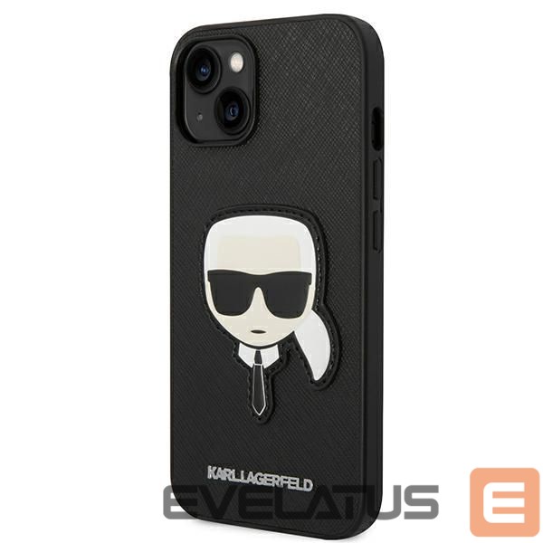 Kitos prekės Karl Lagerfeld Karl Lagerfeld Puffy Ikonik Pin Case for iPhone 14 / 15 / 13 - Black