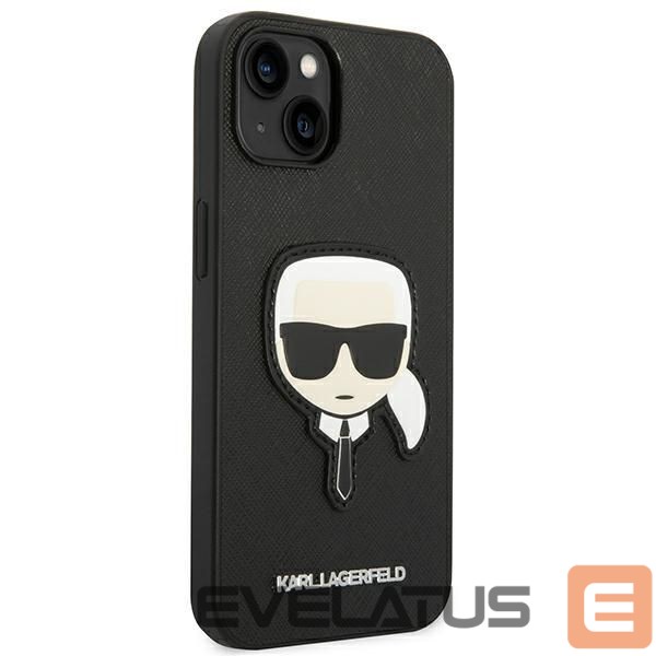 Kitos prekės Karl Lagerfeld Karl Lagerfeld Puffy Ikonik Pin Case for iPhone 14 / 15 / 13 - Black