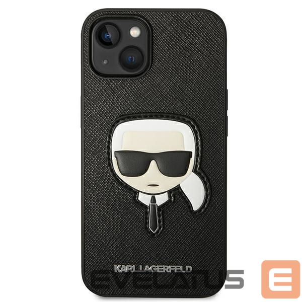Kitos prekės Karl Lagerfeld Karl Lagerfeld Puffy Ikonik Pin Case for iPhone 14 / 15 / 13 - Black
