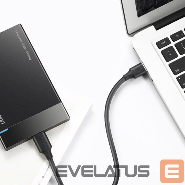 Kabelis Ugreen Ugreen US184 20882 USB-A 3.0 / USB-C 3A cable 1m - black