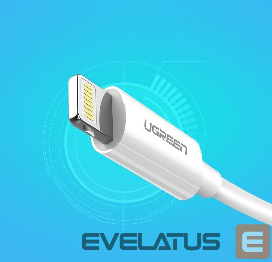 Kabelis Ugreen Ugreen US155 20728 USB-A / Lightning MFi 2.4A cable 1m - white
