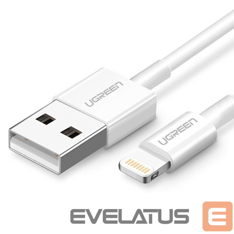 Kabelis Ugreen Ugreen US155 20728 USB-A / Lightning MFi 2.4A cable 1m - white
