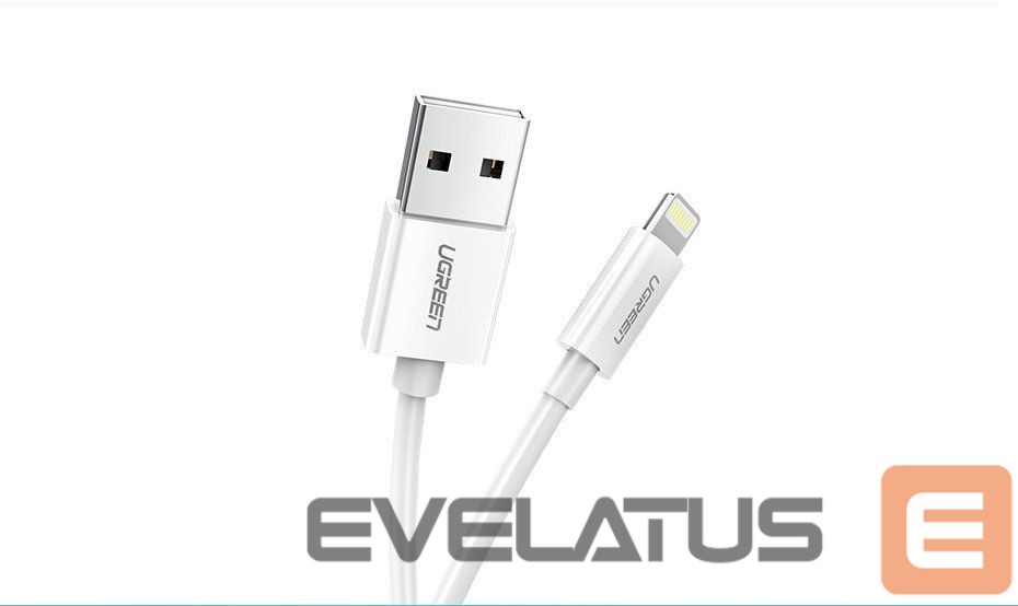 Kabelis Ugreen Ugreen US155 20728 USB-A / Lightning MFi 2.4A cable 1m - white