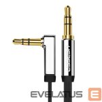 Kabelis Ugreen  Ugreen flat cable AUX audio cable 3.5 mm mini jack 2m silver (10599) 