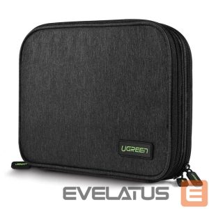Kitas kompiuterio priedas Ugreen  Ugreen case box for hard drive HDD SSD phone cables accessories 24.5 x 17.5 x 5 cm gray (50147 LP149) 