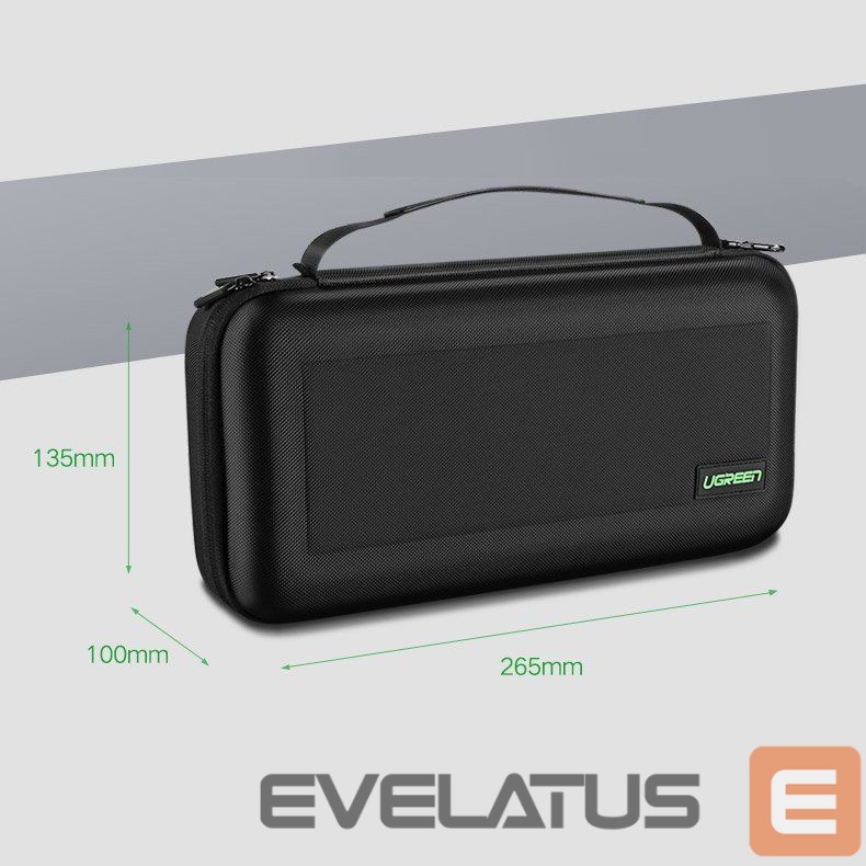 Kitas kompiuterio priedas Ugreen Ugreen Case Box for Nintendo Switch and Accessories S 26.5 x 10 x 13.5 cm black (50275 LP145)