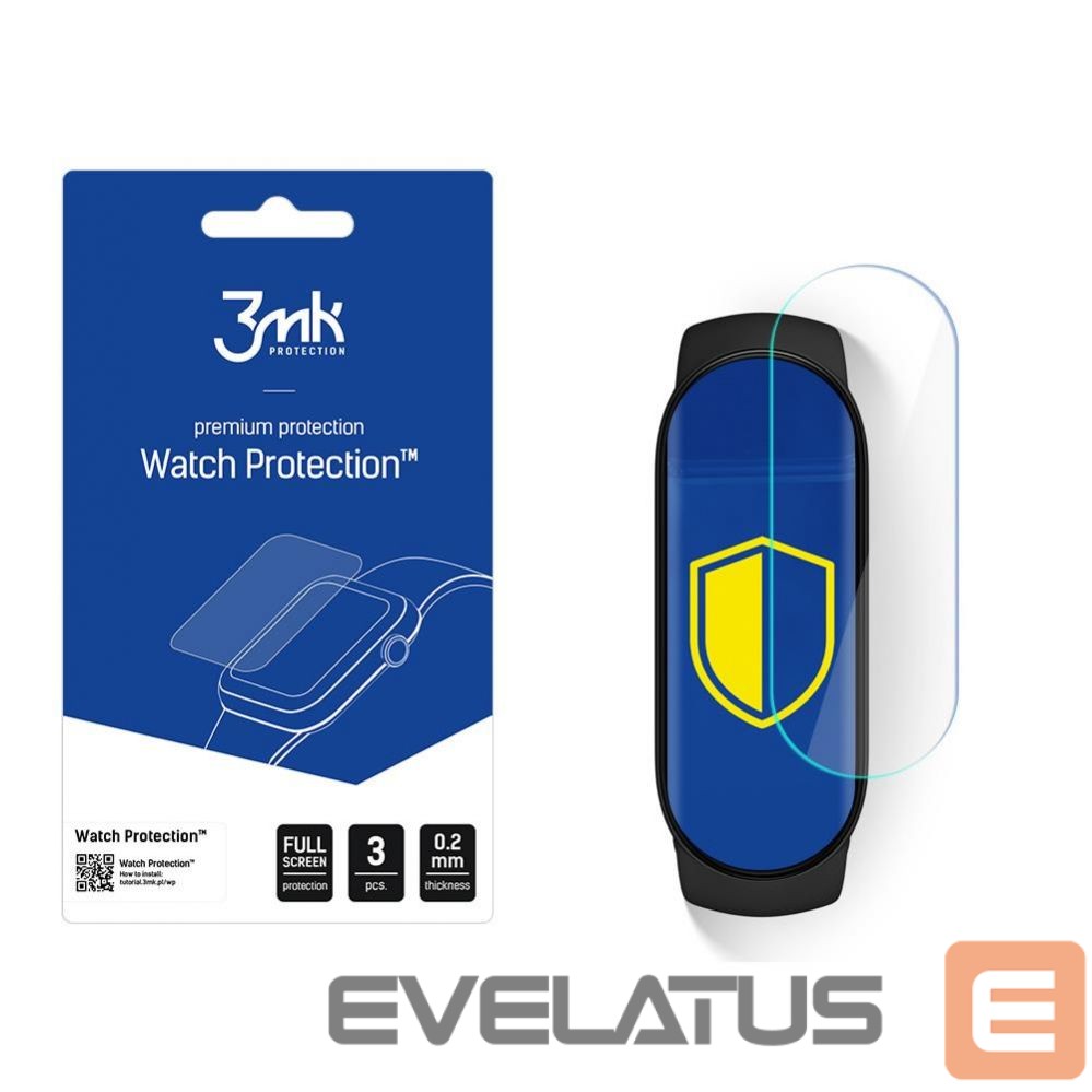 Apsauginiai stiklai 3MK Xiaomi Mi Band 6 - 3mk Watch Protection v. ARC+