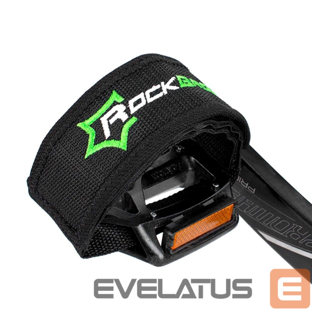 Dviračio priedas Rockbros Rockbros GZT1001 bicycle pedal straps - black
