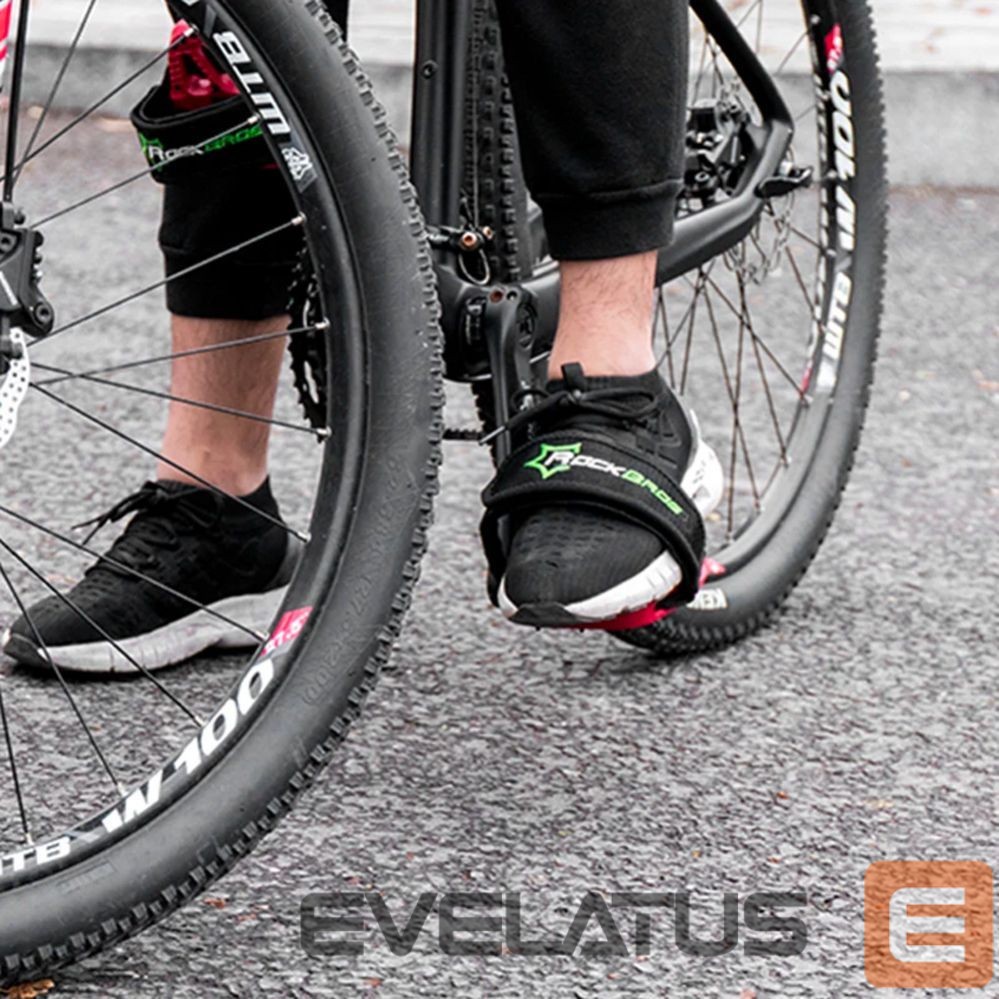 Dviračio priedas Rockbros Rockbros GZT1001 bicycle pedal straps - black