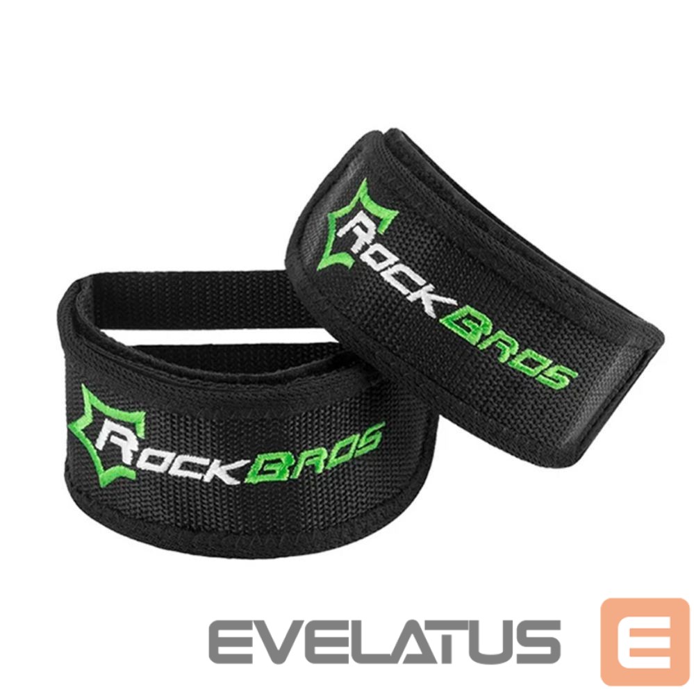 Dviračio priedas Rockbros Rockbros GZT1001 bicycle pedal straps - black