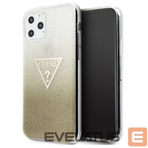 Nugarėlės dėklai Guess  Guess GUHCN65SGTLGO iPhone 11 Pro Max gold/gold hard case Glitter Triangle 