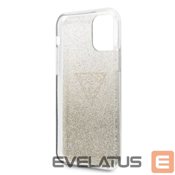 Nugarėlės dėklai Guess Guess GUHCN65SGTLGO iPhone 11 Pro Max gold/gold hard case Glitter Triangle