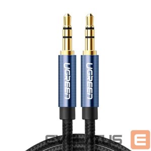 Kabelis Ugreen  Ugreen AUX audio cable straight minijack 3.5 mm 1m blue (AV112) 