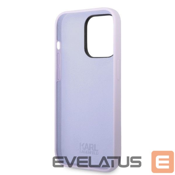 Nugarėlės dėklai Karl Lagerfeld Karl Lagerfeld KLHCP14XSNIKBCU iPhone 14 Pro Max 6.7" hardcase purple/purple Silicone Ikonik