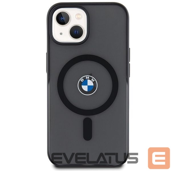 Nugarėlės dėklai BMW BMW IML Signature MagSafe iPhone 15 Case - Black