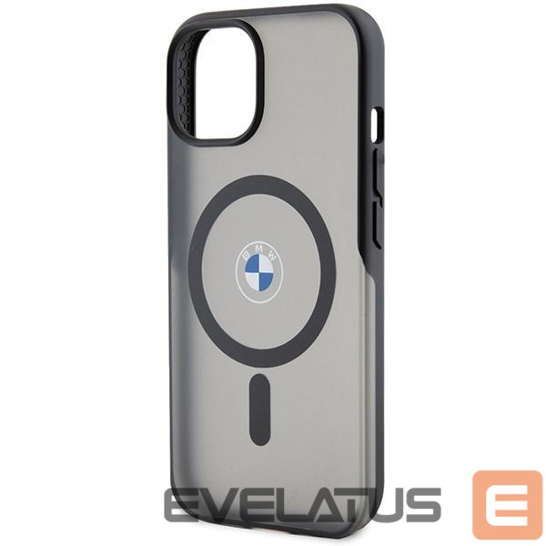 Nugarėlės dėklai BMW BMW IML Signature MagSafe iPhone 15 Case - Black