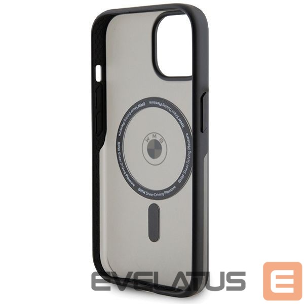 Nugarėlės dėklai BMW BMW IML Signature MagSafe iPhone 15 Case - Black