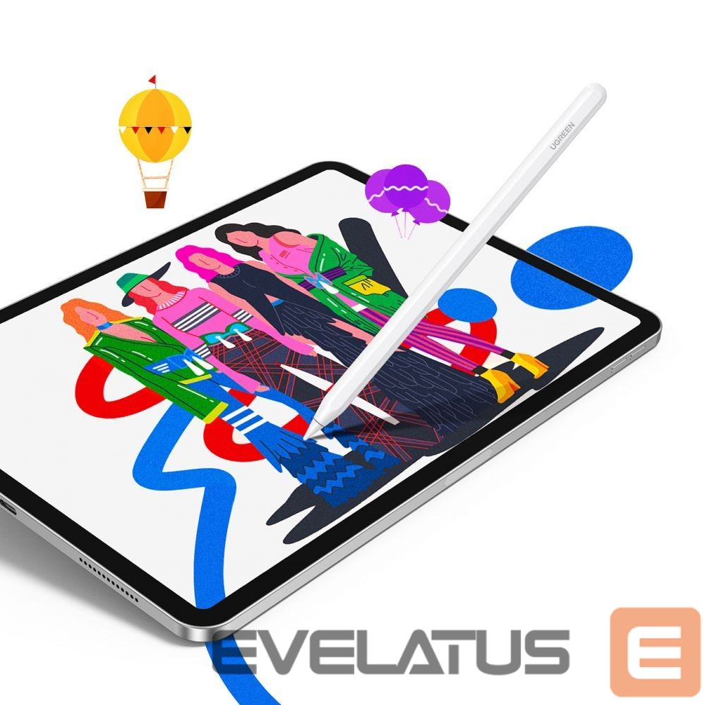 Pieštukas Ugreen Ugreen LP653 stylus with wireless charging for iPad tablets - white