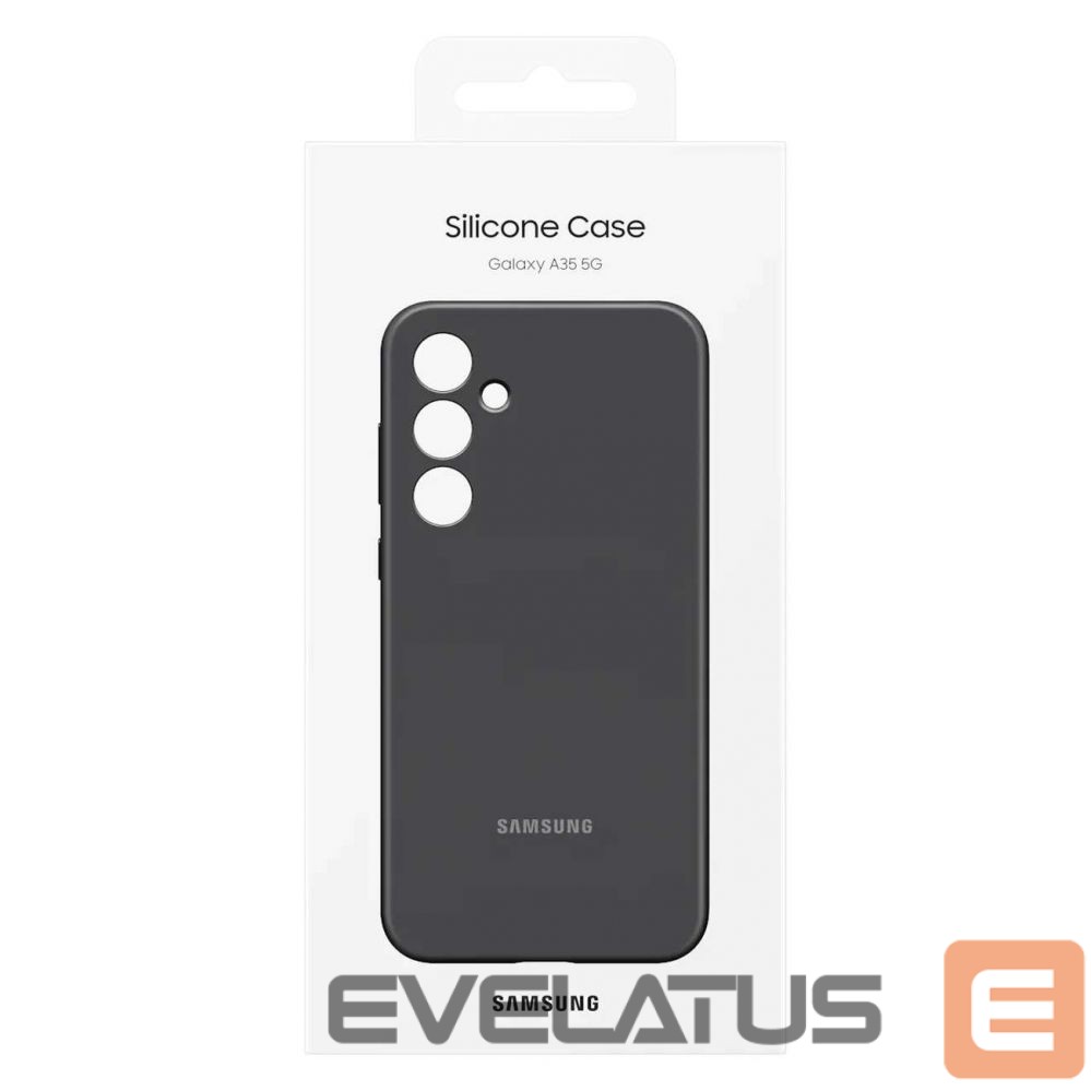 Nugarėlės dėklai Samsung Samsung Silicone Case EF-PA356TBEGWW for Samsung Galaxy A35 - black Black