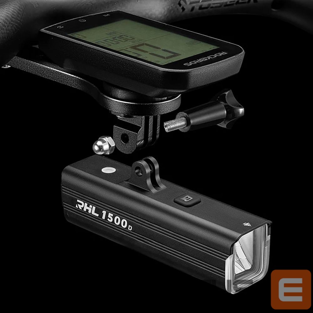 Dviračio priedas Rockbros Rockbros RHL1500 front bicycle light 5000mAh 1500lm IPX6 - black