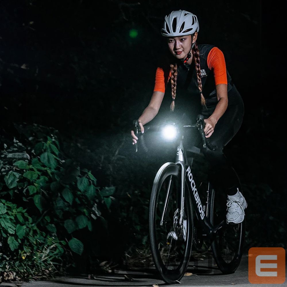 Dviračio priedas Rockbros Rockbros RHL1500 front bicycle light 5000mAh 1500lm IPX6 - black