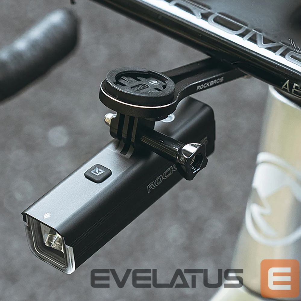 Dviračio priedas Rockbros Rockbros RHL1500 front bicycle light 5000mAh 1500lm IPX6 - black