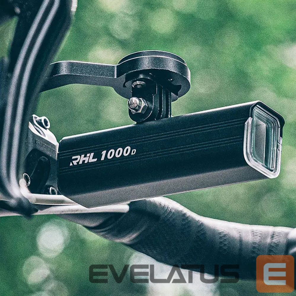 Dviračio priedas Rockbros Rockbros RHL1500 front bicycle light 5000mAh 1500lm IPX6 - black