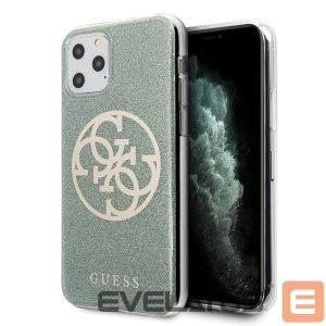Nugarėlės dėklai Guess  Guess GUHCN65PCUGLKA iPhone 11 Pro Max khaki hard case 4G Circle Glitter 
