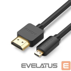 Kabelis Ugreen  Ugreen HD127 micro HDMI - HDMI 2.0 4K 60Hz cable 1 m - black 