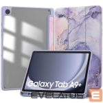 Knygos tipo dėklas Tech-Protect  Galaxy Tab A9 Plus 11 X210 / X215 / X216 SC Pen Hybrid Case Purple Marble 