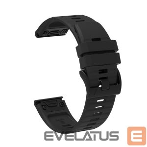 Dirželis Hurtel  Silicone Strap for Garmin Fenix 3 / 5X / 6X / 7X Pro - Black 