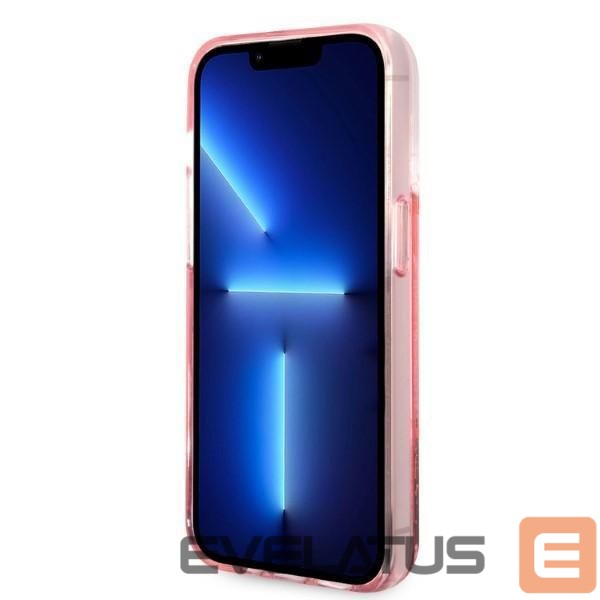Nugarėlės dėklai Karl Lagerfeld Karl Lagerfeld KLHCP14XLBKLCP iPhone 14 Pro Max 6.7 "pink / pink hardcase Liquid Glitter Big KL