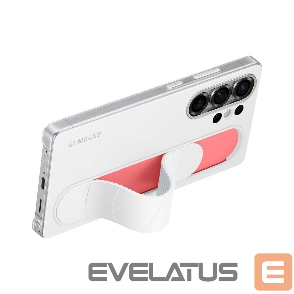 Nugarėlės dėklai Samsung Samsung Standing Grip Case EF-GS938CWEGWW Silicone Case with Holder / Stand for Samsung Galaxy S25 Ultra - White