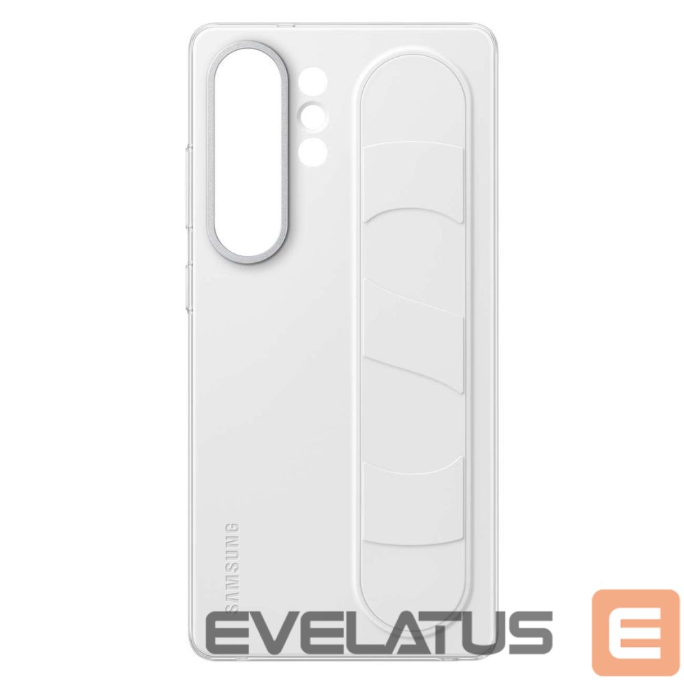 Nugarėlės dėklai Samsung Samsung Standing Grip Case EF-GS938CWEGWW Silicone Case with Holder / Stand for Samsung Galaxy S25 Ultra - White