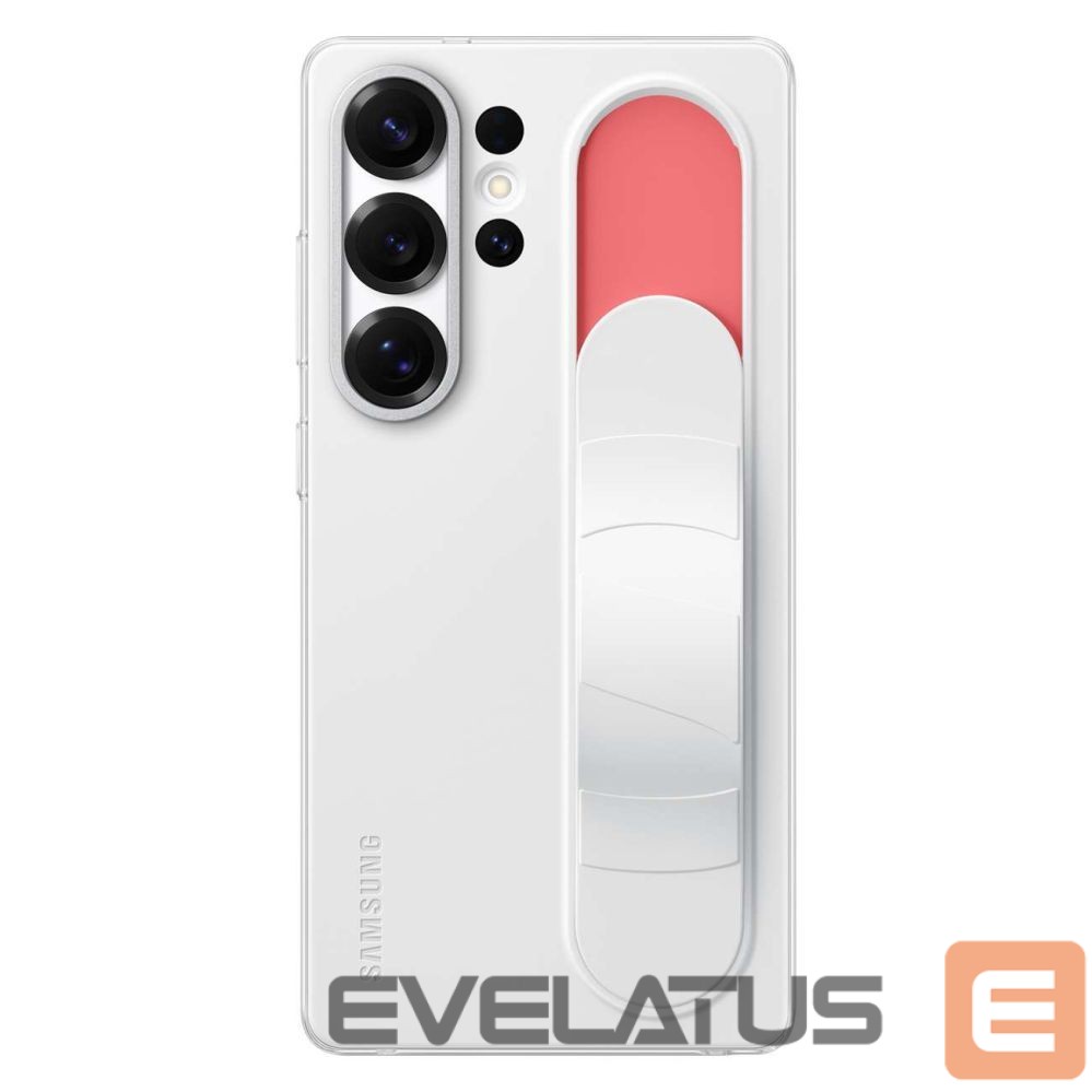 Nugarėlės dėklai Samsung Samsung Standing Grip Case EF-GS938CWEGWW Silicone Case with Holder / Stand for Samsung Galaxy S25 Ultra - White