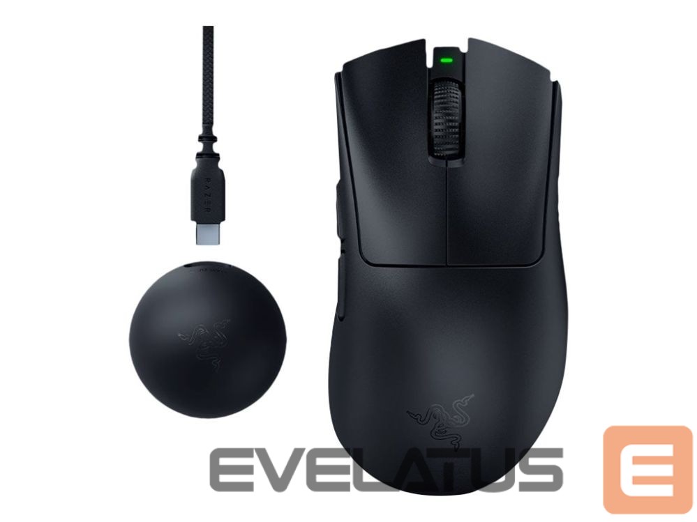 Kompiuterio pelė Razer DeathAdder V4 Pro Gaming mouse , Black |
