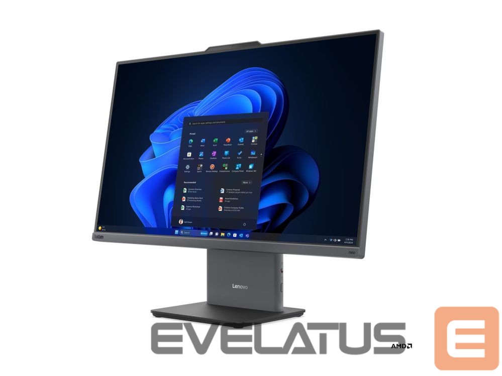 Asmeninis kompiuteris Lenovo ThinkCentre neo 55a 24 Gen 6 Touch 23.8 FHD AMD R5 220/16GB/512GB/AMD Radeon 740M/WIN11 Pro/ENG kbd/Luna Grey/3Y Warranty |