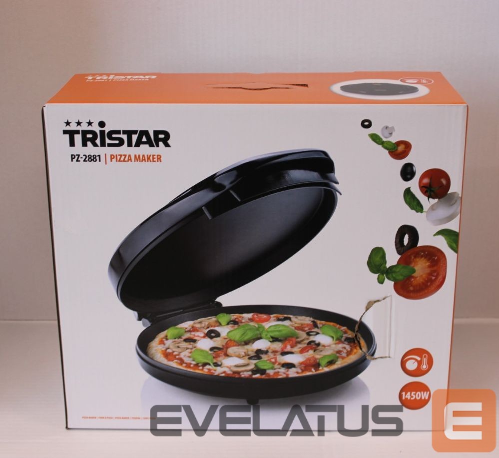 Kiti smulkūs buitiniai prietaisai Tristar SALE OUT. Pizza maker | PZ-2881 | Pizza maker | 1450 W | DAMAGED PACKAGING