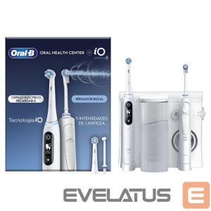 Dantų šepetėlis Oral-B  Electric Toothbrush | iO6 & OxyJet | Rechargeable | For adults | Number of brush heads included 2 | Number of teeth brushing modes 5 | White 