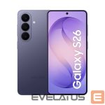 Išmanusis telefonas Samsung  Galaxy | S26 (S942) | Cobalt Violet | 6.3 " | Dynamic LTPO AMOLED 2X | 1080 x 2340 pixels | Qualcomm | Snapdragon 8 Elite Gen 5 (3 nm) | Internal RAM 12 GB | 128 GB | Dual SIM | 5G | Main camera resolution 50+12+10 MP | Android | Secondary camera resolution 12 MP | 16 | 4300 mAh 