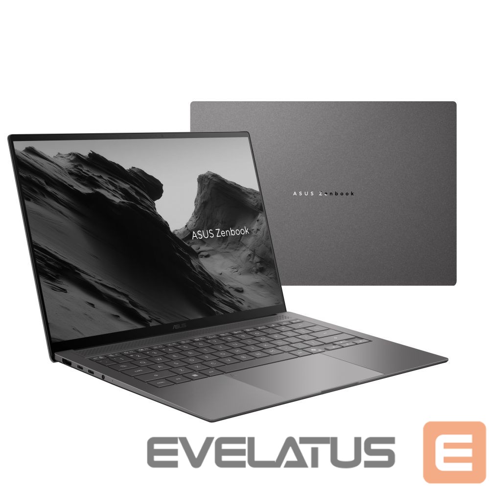 Nešiojamas kompiuteris Asus Zenbook S14 UX5406AA-SU324W | Antrim Gray | 14 " | OLED | Touchscreen | 3K | 2880 x 1800 pixels | 120 Hz | Glossy | Intel Core Ultra 9 | 386H | 32 GB | LPDDR5X | Solid-state drive capacity 1000 GB | Intel Graphics | Windows 11 Home | 802.11be | Bluetooth version 6.0 | Keyboard language US international | Keyboard backlit | Warranty 24 month(s) | Battery warranty 12 month(s)