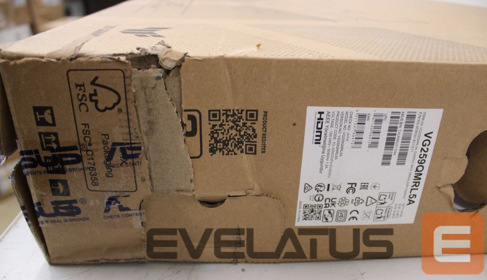 Monitoriai Asus SALE OUT. | TUF Gaming VG259QMRL5A | 24.5 " | Fast IPS | 16:9 | 310 Hz | 1 ms | 1920 x 1080 pixels | 400 cd/m² | HDMI ports quantity 2 | DAMAGED PACKAGING, SCRATCHED BEZEL