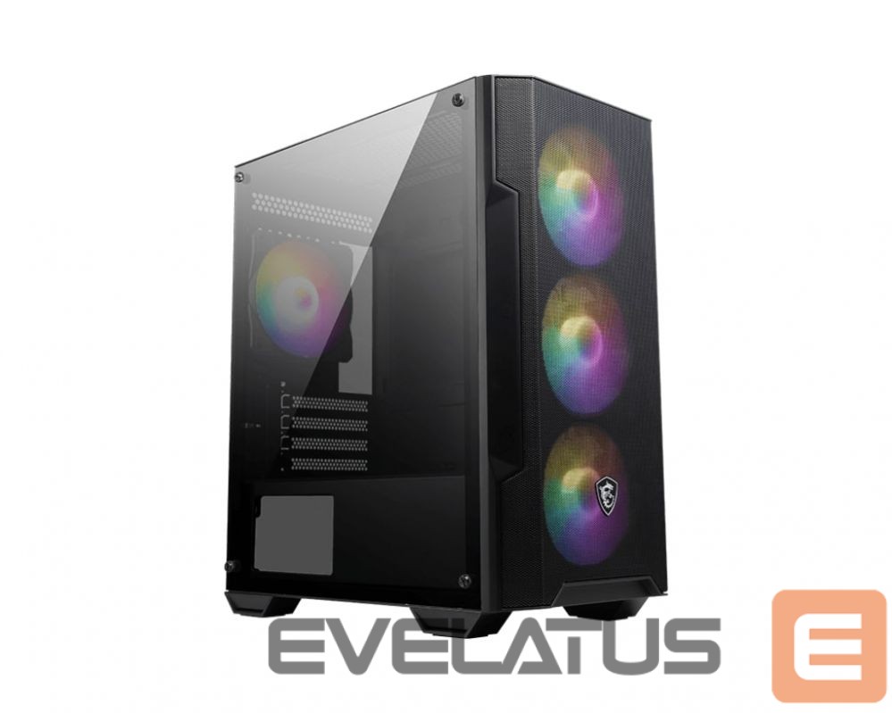 Kompiuterio dėžė MSI PC Case MAG FORGE M100A Black Micro ATX Tower Power supply included No