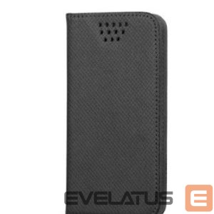 Knygos tipo dėklas dėklai iLike Universal Smart Universal Magnet case 5,5-5,7 Black