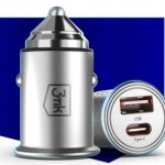 Automobiliniai įkrovikliai 3MK  Hyper Car Charger Type-C + USB ports QC 4.0 + PD 30W 