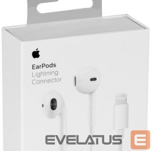 Laidinės ausinės Apple  EarPods with Lightning Connector White