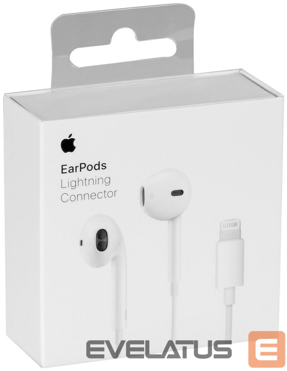 Laidinės ausinės Apple EarPods with Lightning Connector White